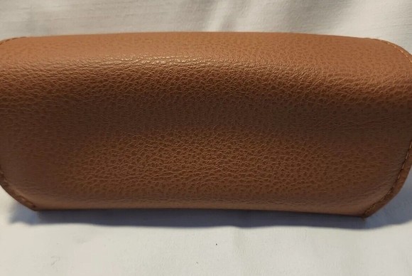 Rayban Sunglasses Eyeglasses Soft Leather Brown Case w/ Cleaning Cloth - Picture 4 of 8